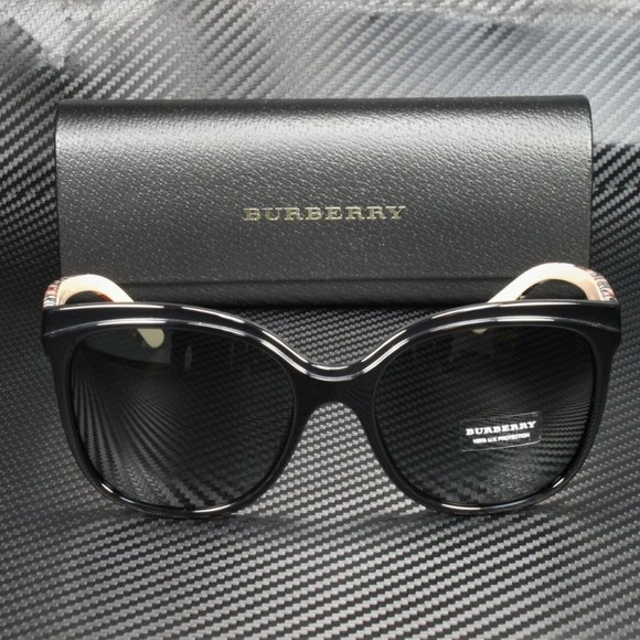 Burberry Black 55mm Womens Sunglasses! NIB! main image 4